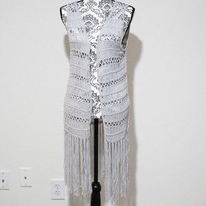 Western crochet vest
